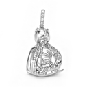 White Gold Plated ''Yavuz Sultan Selim'' Pendant