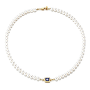 7mm Sapphire Stone Pearl Chain