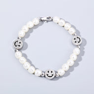 Iced Pearl Smile Bracelet