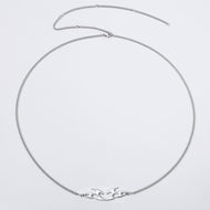 Flame Heart Belt Chain