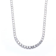 5mm White Gold Tennis Chain