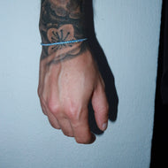 925 Silver Aqua Micro Tennis