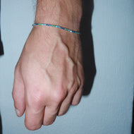 925 Silver Nazar Micro Tennis