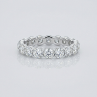 925 Sterling Silver 2.5mm Tennis Ring