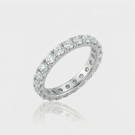 925 Silver 4mm Tennis Ring