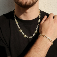 6mm 14K Gold Plated Link Set