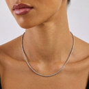 3mm White Gold Rope Chain W