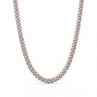 8mm White Gold Miami Cuban