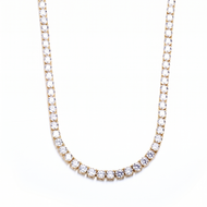 5mm 14K Gold Plated Tennis Chain
