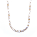 5mm 14K Gold Plated Tennis Chain W