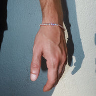 3mm Rose Gold Plated Tennis Bracelet