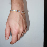 5mm 14K Gold Plated Tennis Bracelet