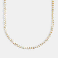 5mm Gold Plated Tennis Chain - 20'' (50cm)
