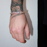 5mm Rose Gold Plated Tennis Bracelet