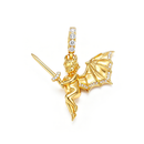 14K Gold Plated Devil Angel