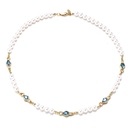 7mm Aqua Beads Pearl Chain