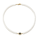 7mm Black Stone Pearl Chain