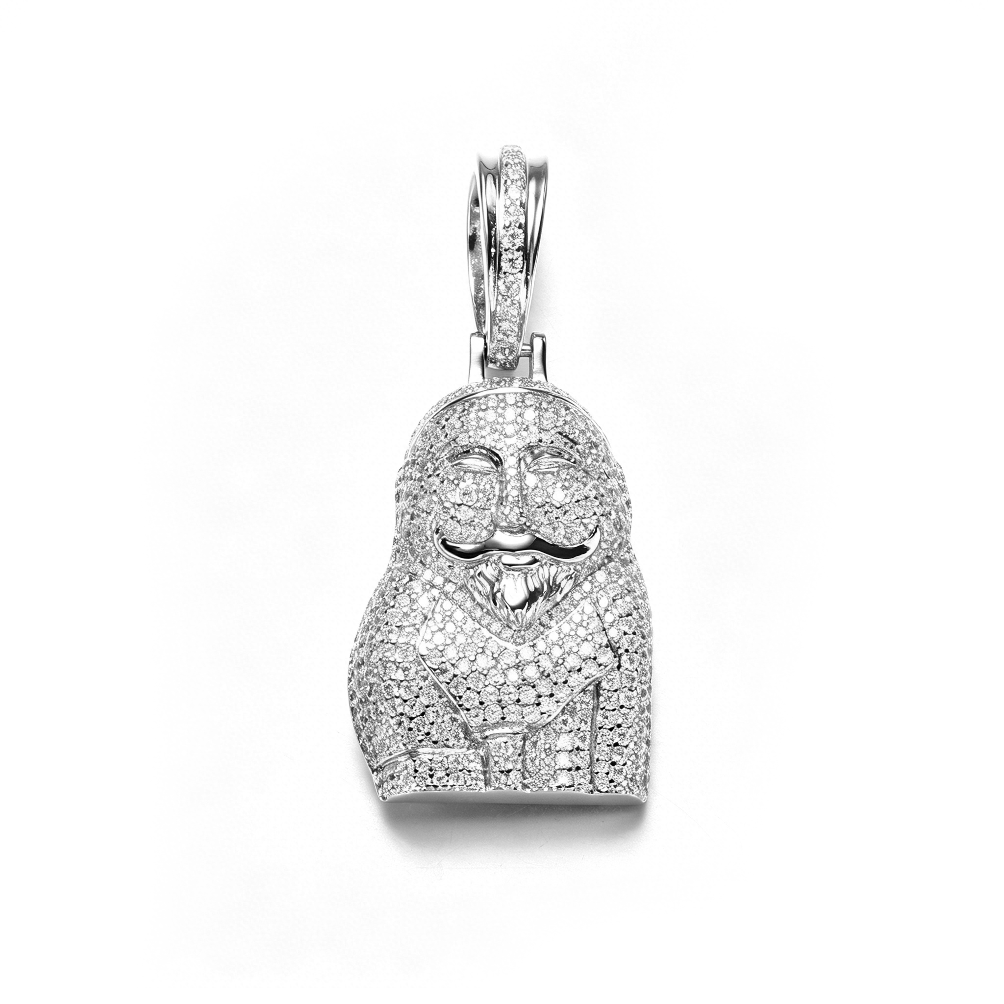 White Gold Plated Balbal Pendant