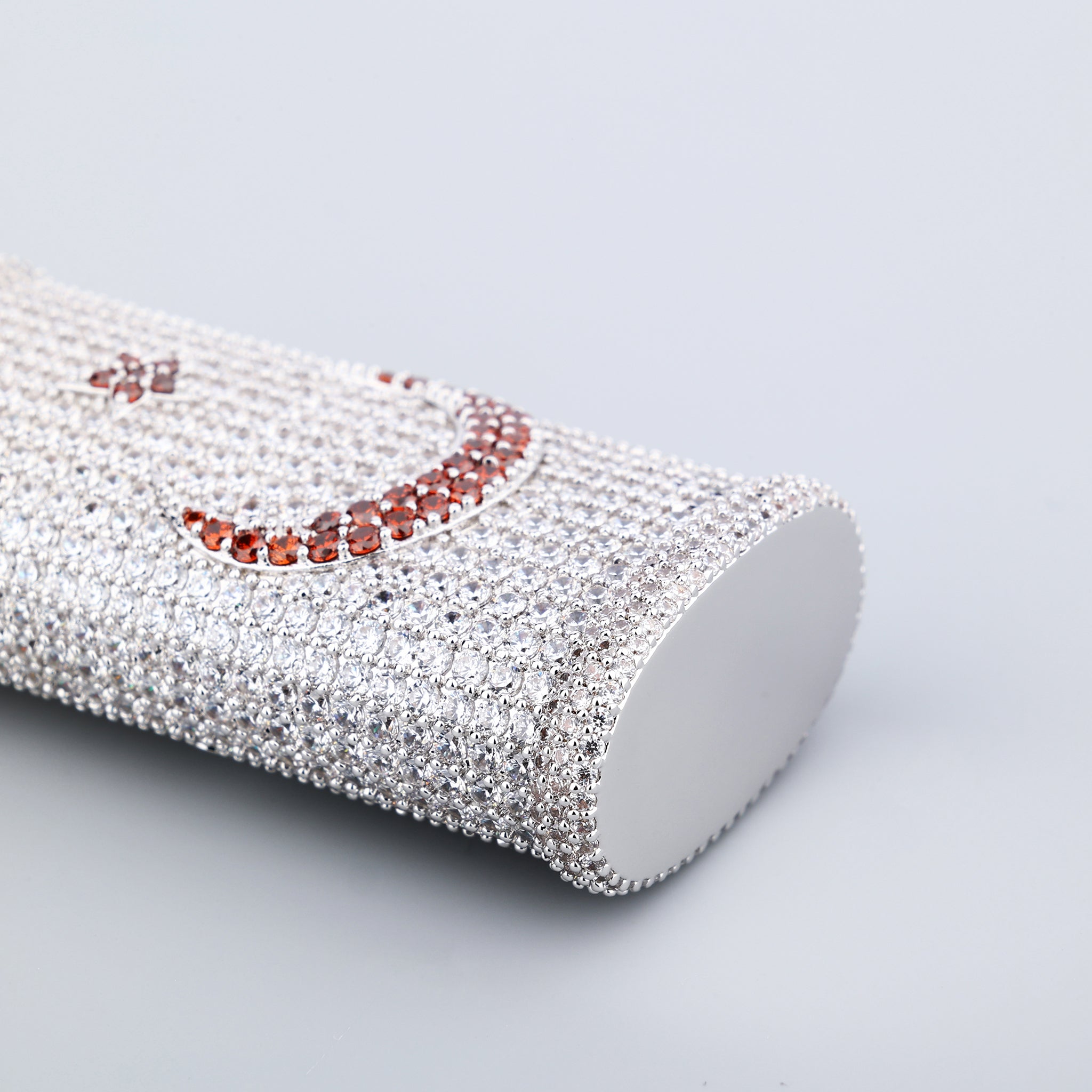 Iced Out Turkish Flag Lighter Case J5