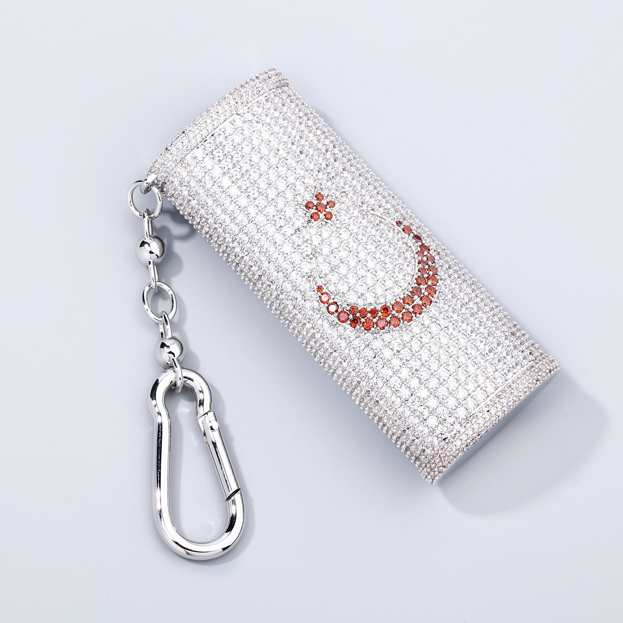 Iced Out Turkish Flag Lighter Case J6