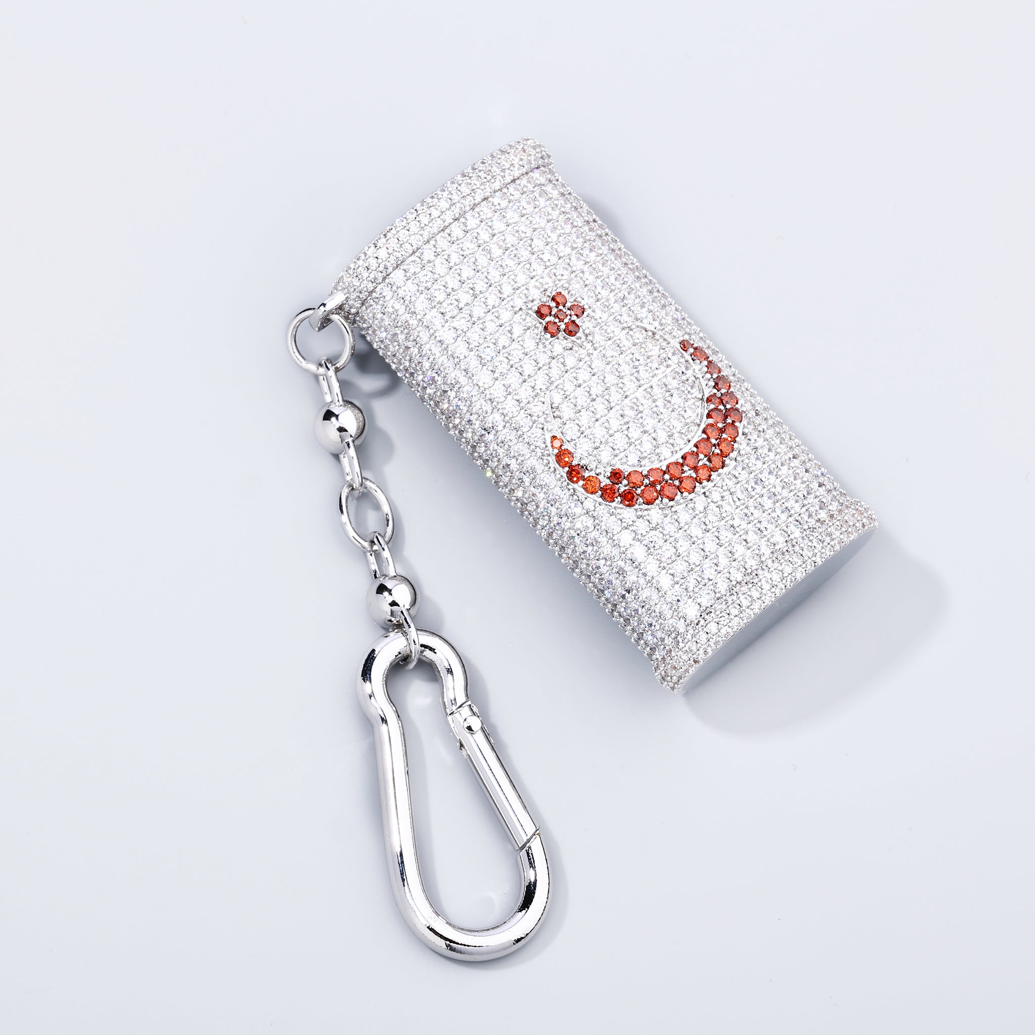 Iced Out Turkish Flag Lighter Case J5