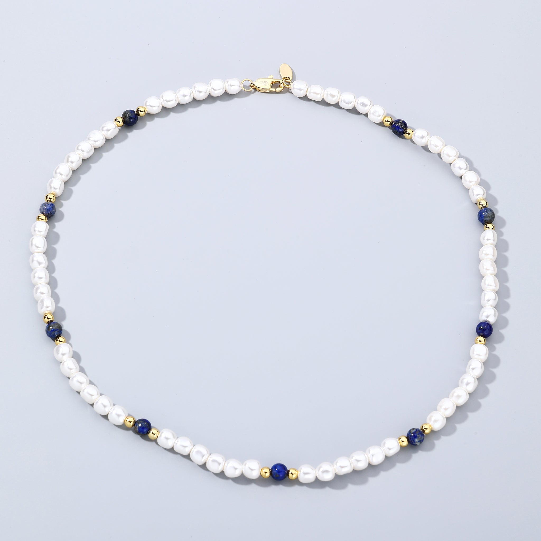 8mm Sky Round Pearl Chain