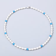 6mm Flat Sky Pearl Chain