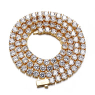 5mm Gold Plated Tennis Chain