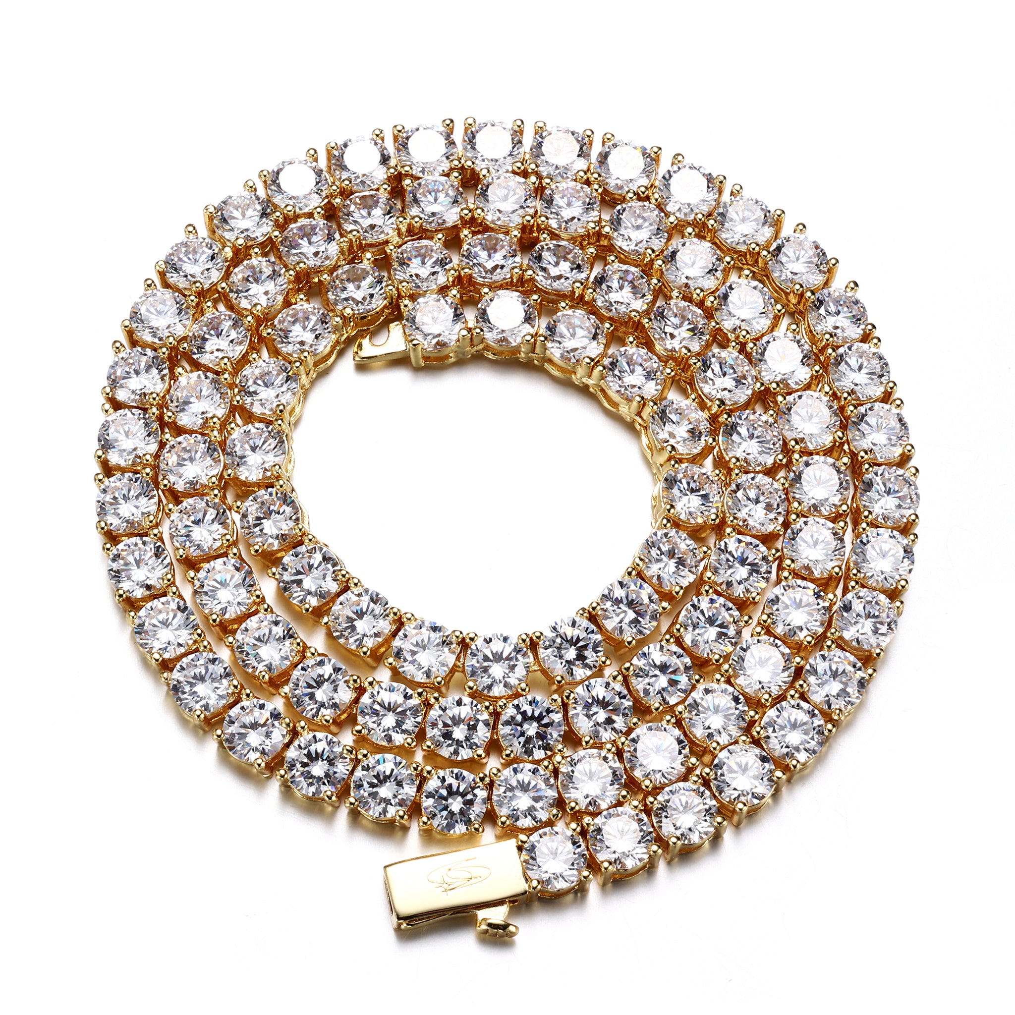 5mm Gold Plated Tennis Chain