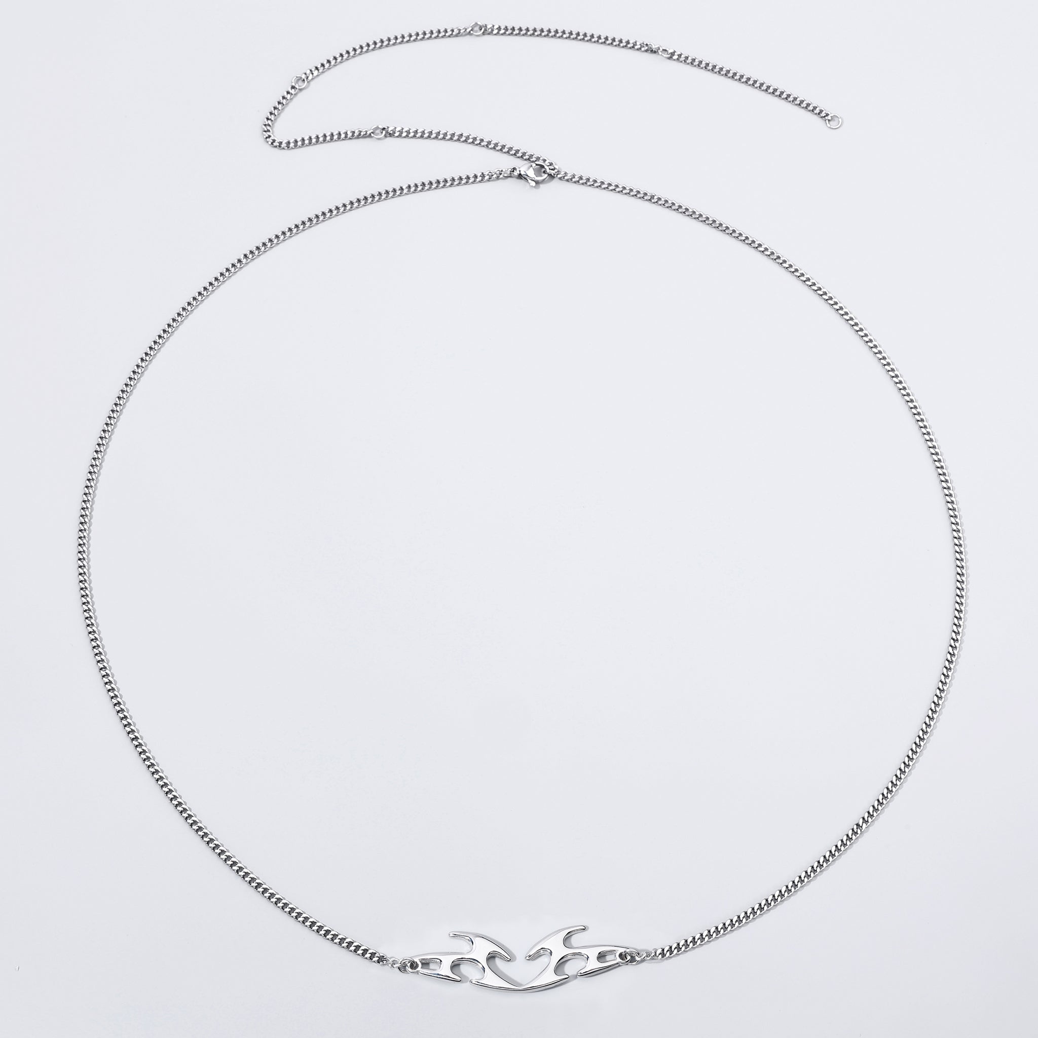 Flame Heart Belt Chain