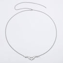 Tribal Flame Heart Belt Chain