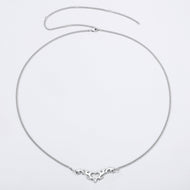 Tribal Flame Heart Belt Chain