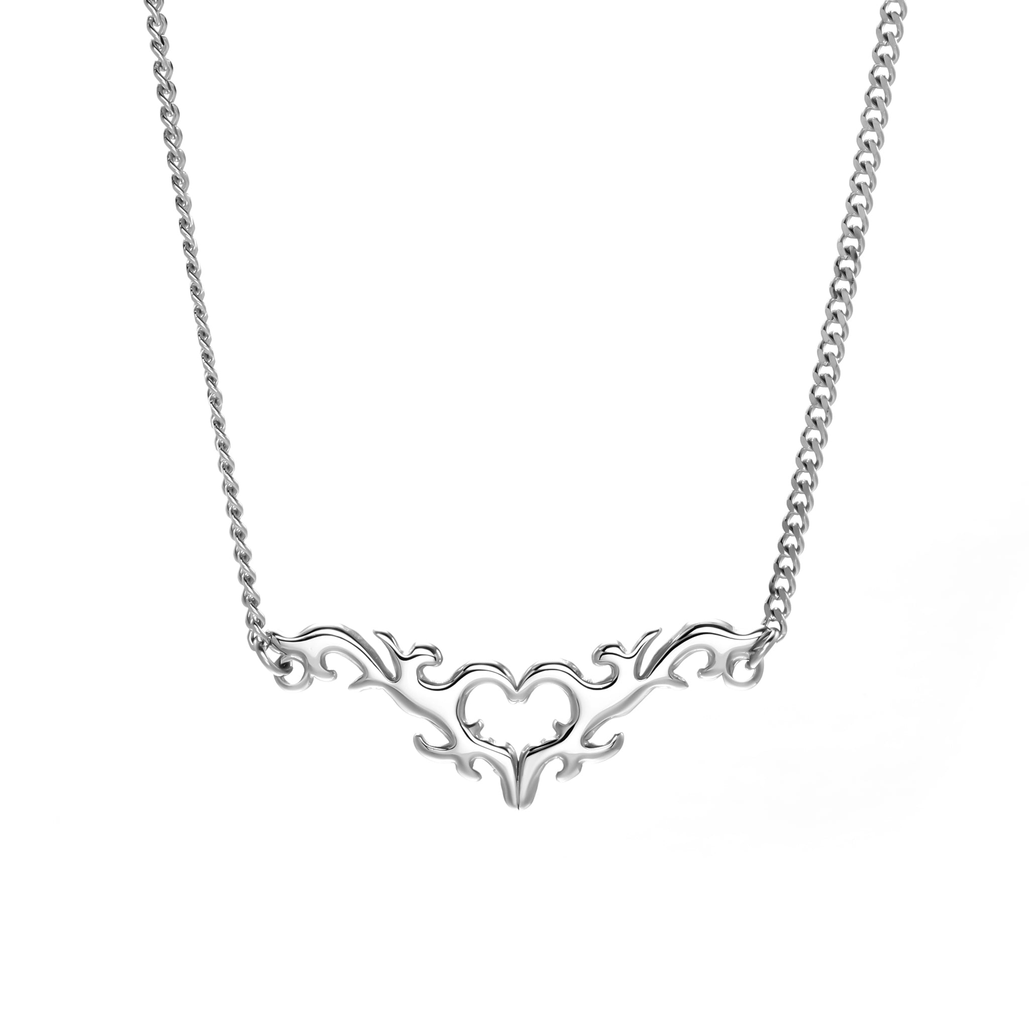 Tribal Flame Heart Belt Chain