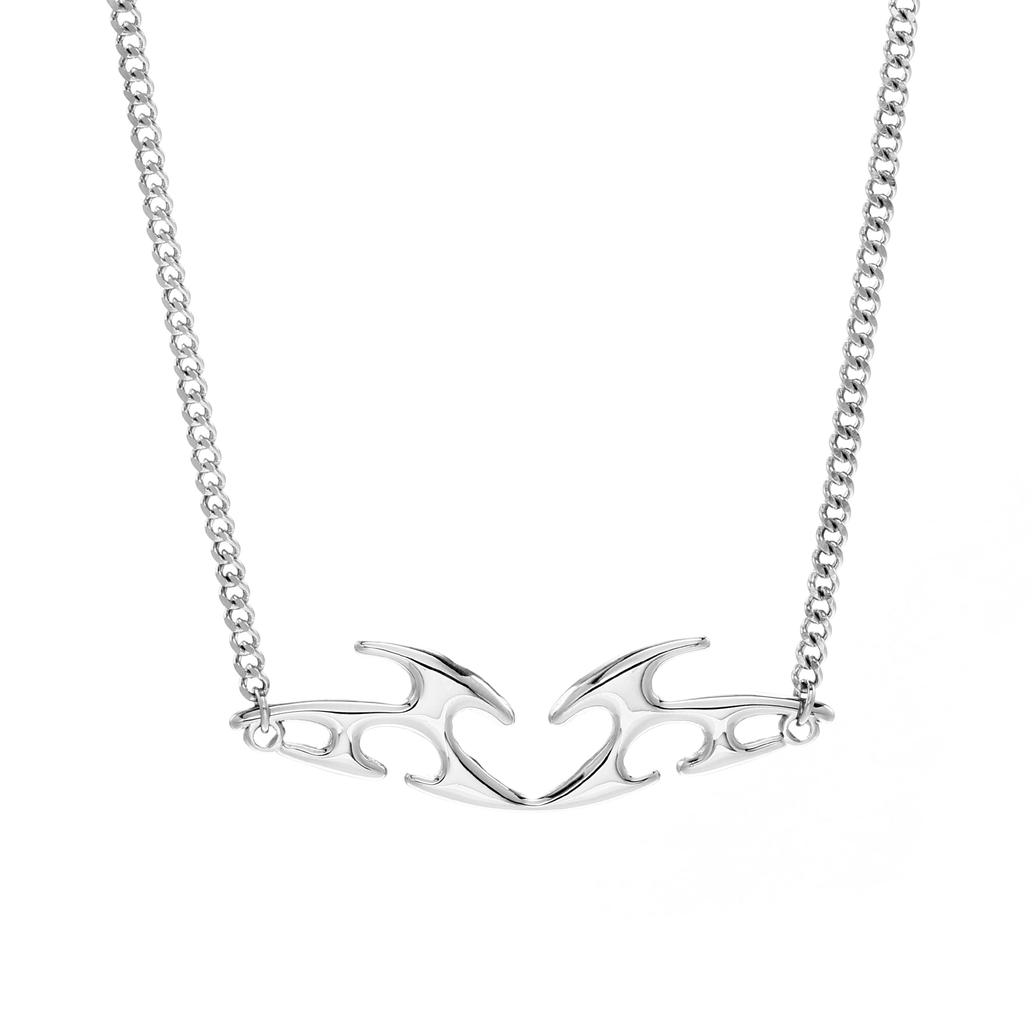 Flame Heart Belt Chain