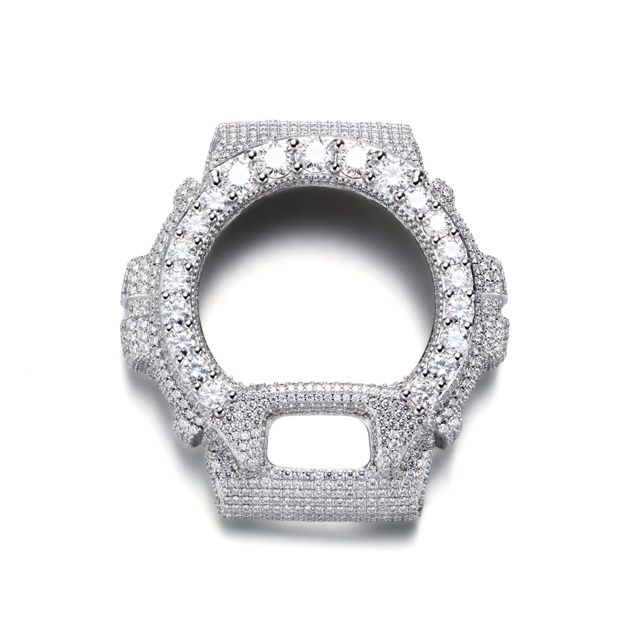 925 Silver Moissanite G-Shock Case (DW6900)