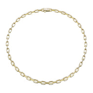 14K 6mm Iced Link Chain