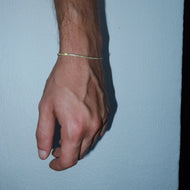 925 Silver Yellow Micro Tennis