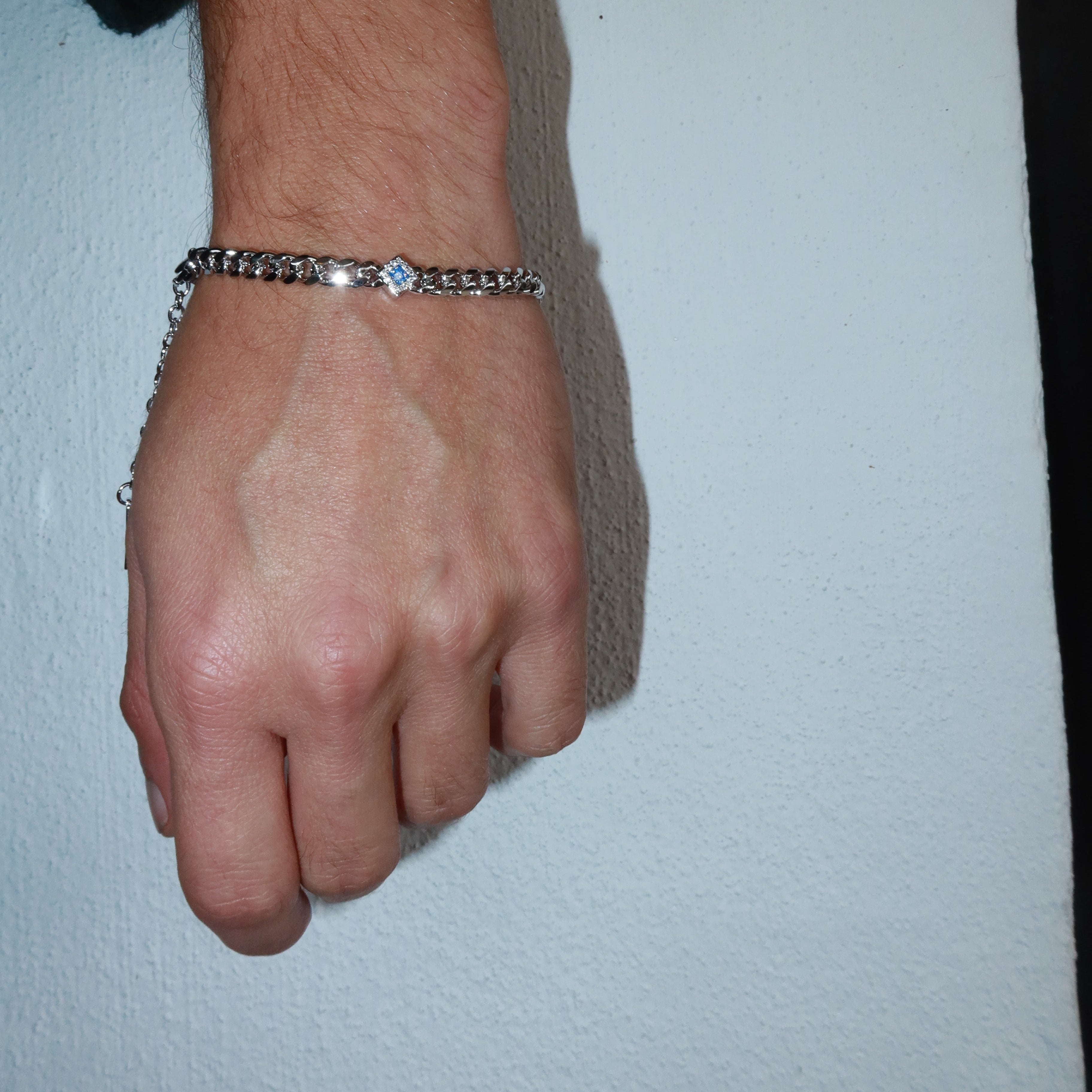 6mm Iced Square Color Cuban Bracelet