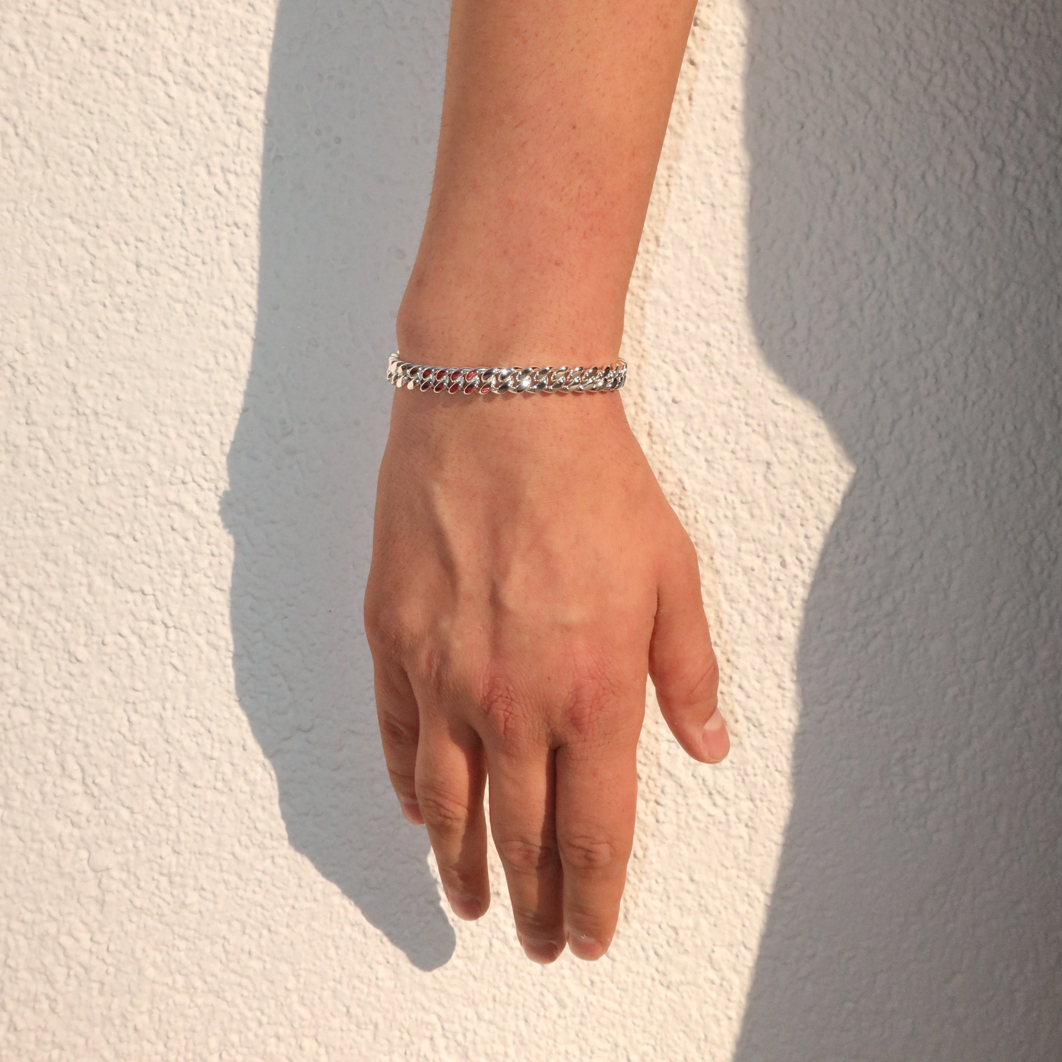 8mm Stainless Steel Cuban Bracelet