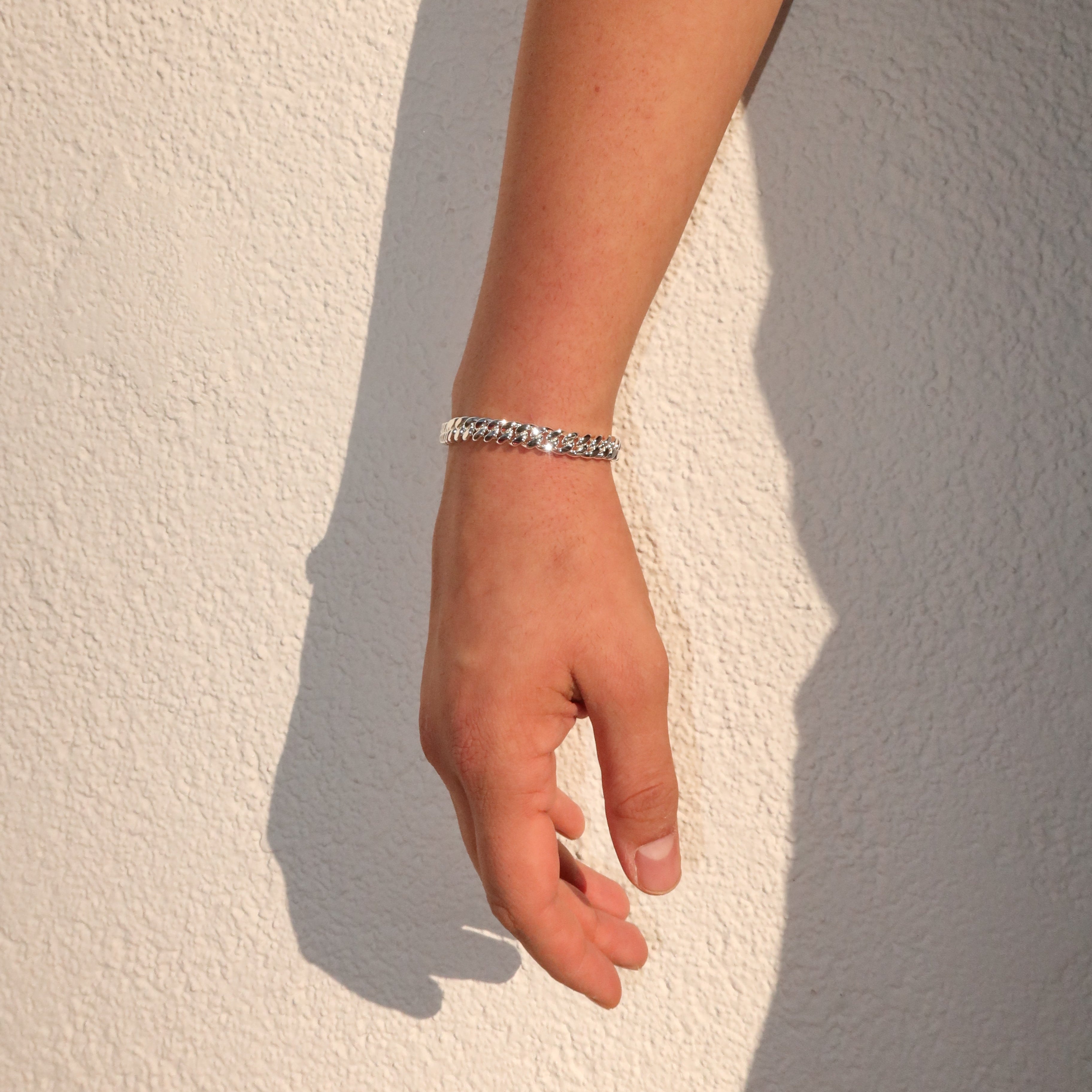 8mm Stainless Steel Cuban Bracelet