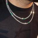 5.5mm Stainless Steel Emerald Cuban Chain