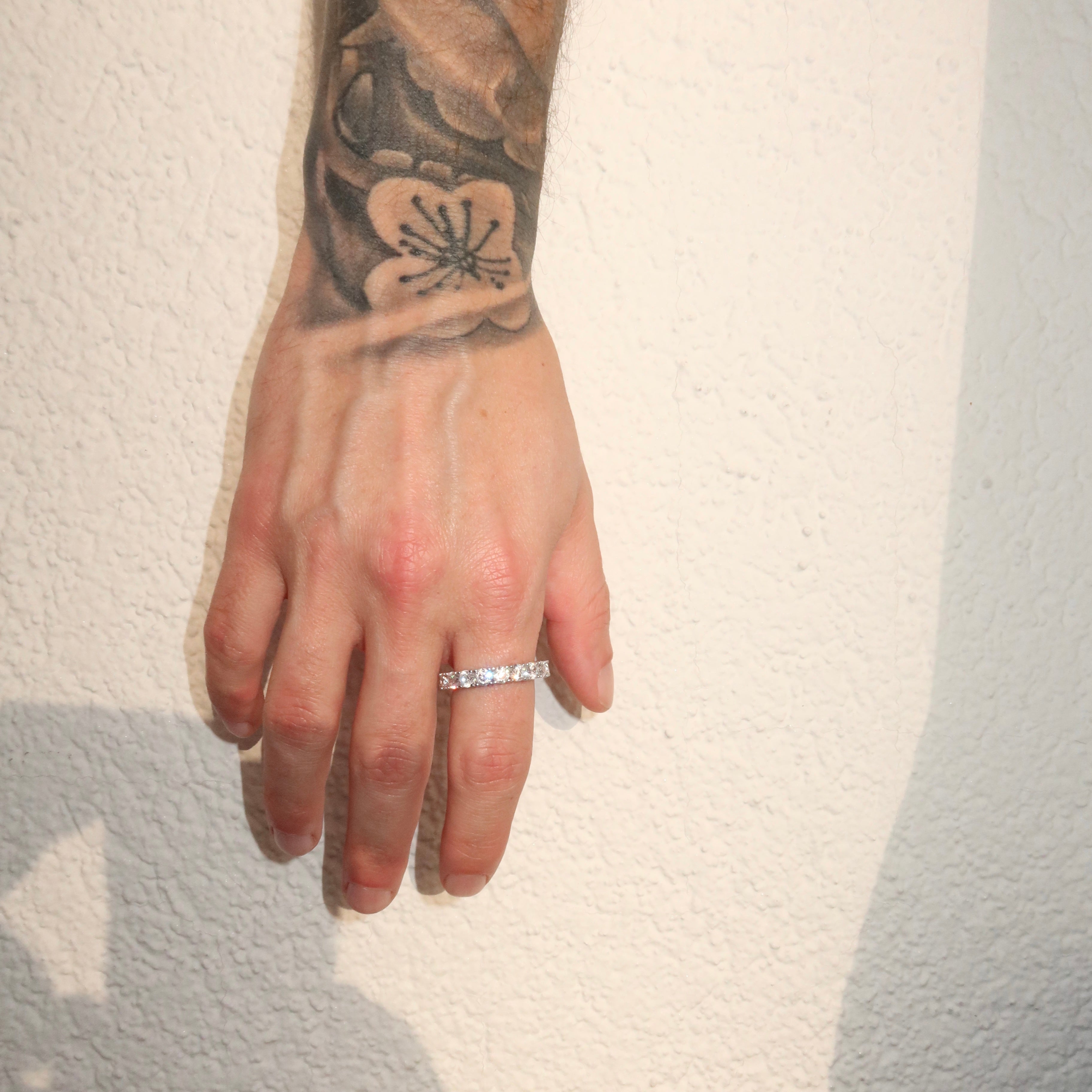 925 Silver 4mm Tennis Ring
