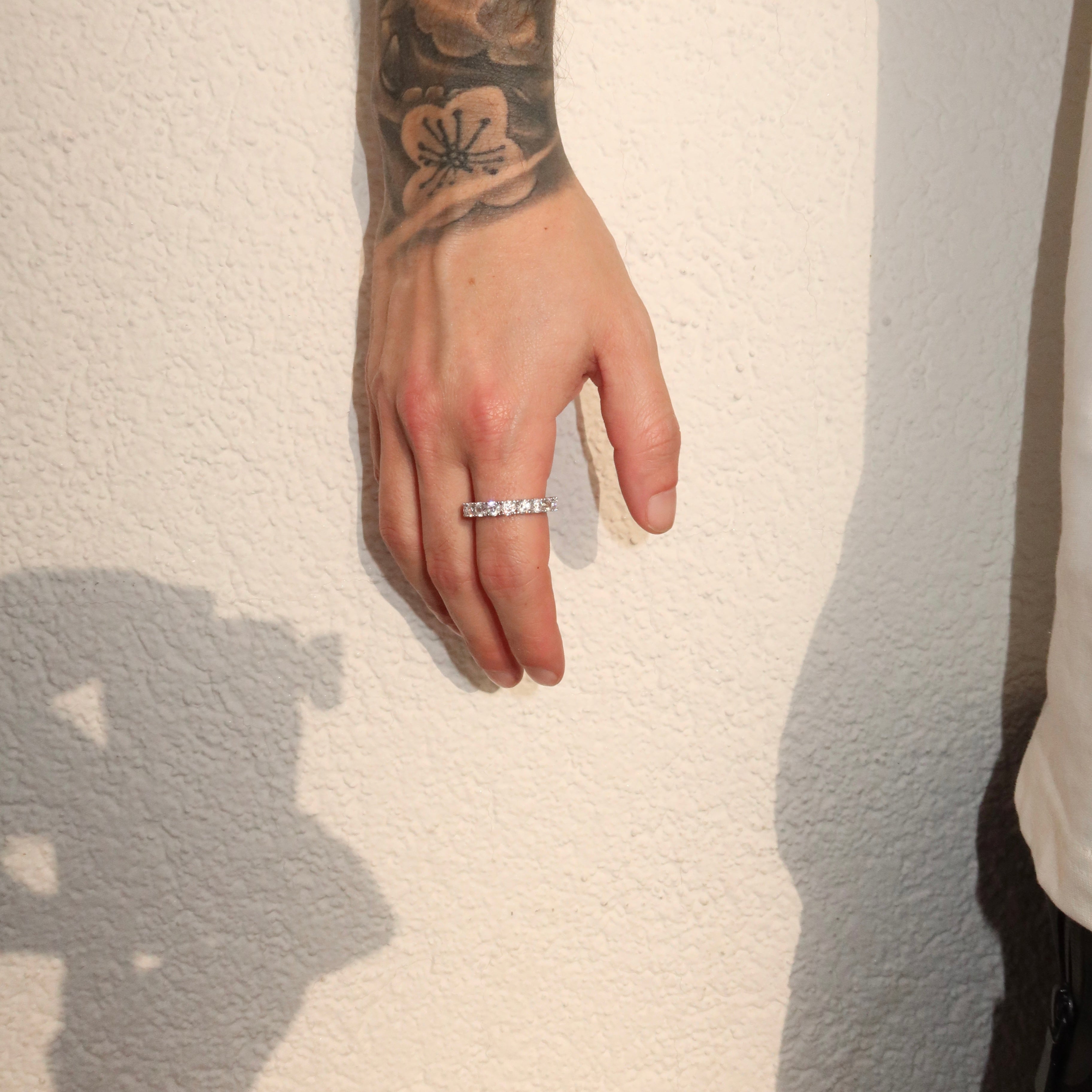 925 Silver 4mm Tennis Ring