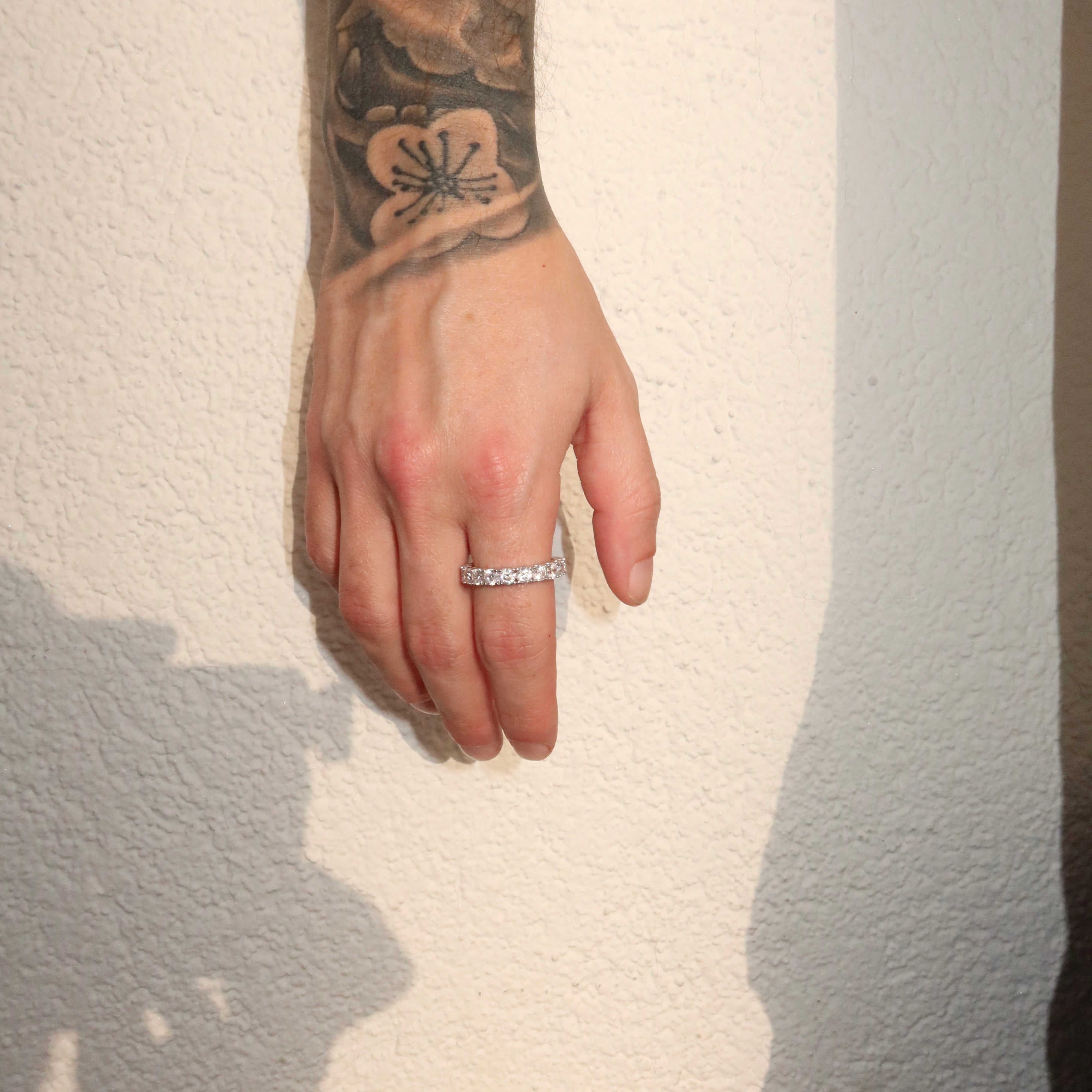 925 Sterling Silver 2.5mm Tennis Ring