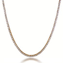 3mm 14K Gold Plated Tennis Chain W