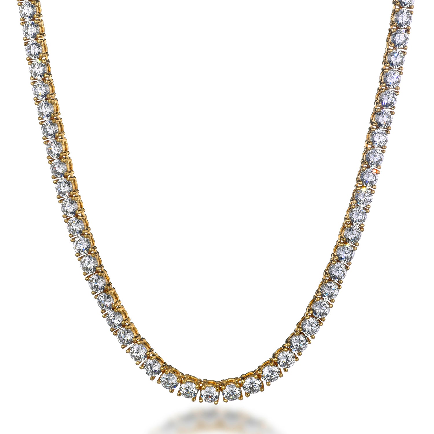 5mm Gold Plated Tennis Chain