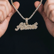 Iced Out Baguette Custom Pendant