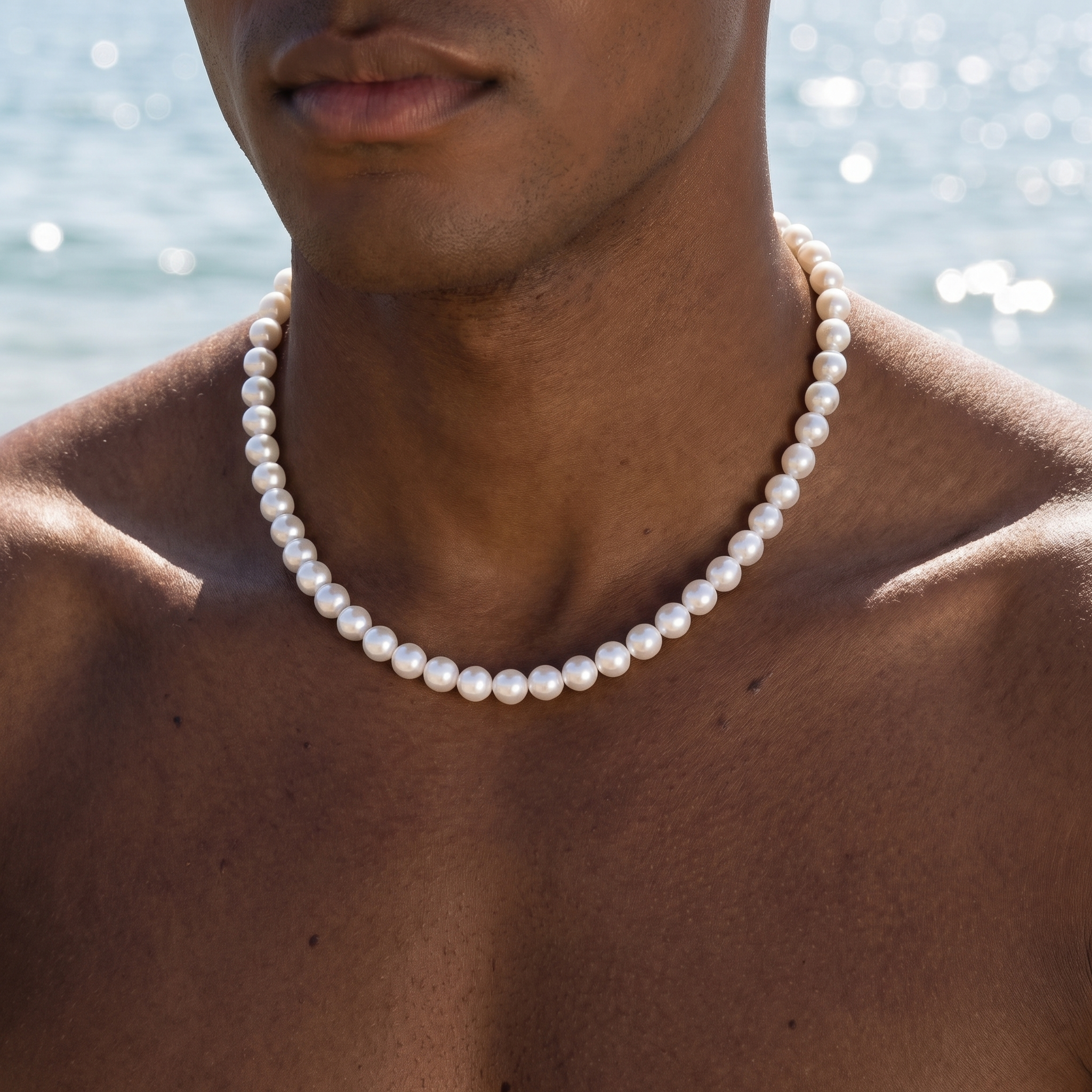 7mm Round Pearl Chain