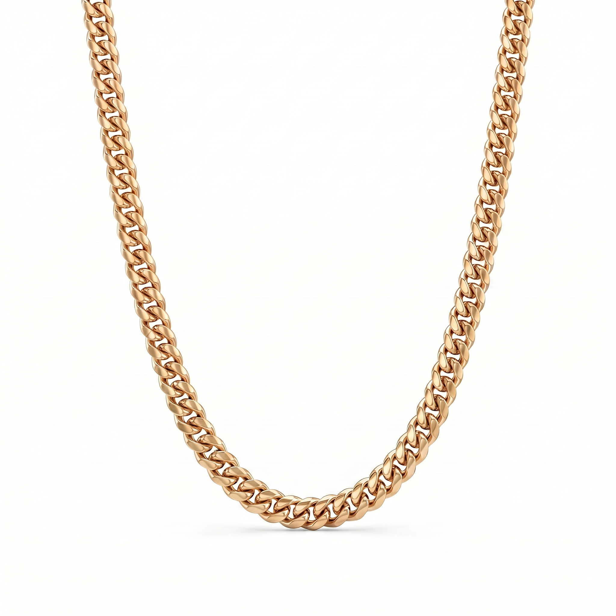 8mm 14K Gold Miami Cuban