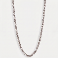 3mm White Gold Miami Cuban